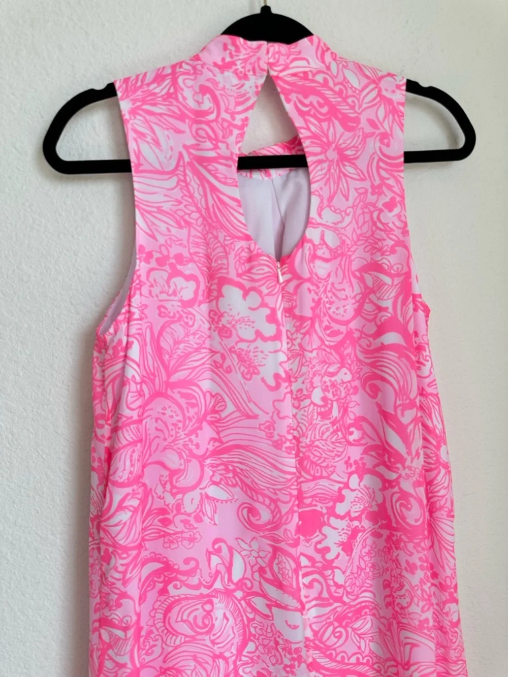 Lilly Pulitzer Linda Dress Pink Tropics Tint Bunny Hop Roses Tunic Small NWOT - Picture 13 of 14